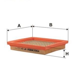 HAVA FİLTRESİ NISSAN MICRA II 1.0-1.3-1.4 16V 92-03 - MICRA III 1.0-1.2-1.4 16V 03 NOTE 1.4 06 165460U800-165460U80A-1654641B00