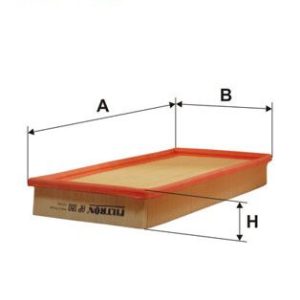 HAVA FİLTRESİ MITSUBISHI CARISMA 1600-VOLVO S40 99-03 V40 99-04 169x343x35