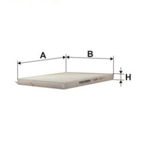 KABİN FİLTRESİ CHEVROLET AVEO 1.4 16V 94HP 02/06- 96449577