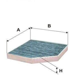 KABİN FİLTRESİ AUDI A7 4GA/GF 3.0 TFSI 299HP 10/10- 4H0819439