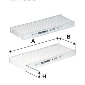 KABİN FİLTRESİ PEUGEOT 301 1.6 VTİ 115 115HP 01/13- 9678792080-9814237680