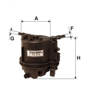 YAKIT FİLTRESİ BIPPER-NEMO-P307-P207-P206-C3-C2 1.4 HDI-FUSION-FIESTA 1.4TDCI