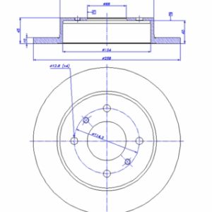 ARKA FREN AYNASI DUZ PRIMERA P10 P11 96 02 ALMERA II 00 1.5 258x10x4DL