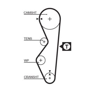 TRİGER KAYIŞI 111x190 111 DİŞ LADA SAMARA GD111H9-5P190 CT527 VEGA 1.6 06 21081006040