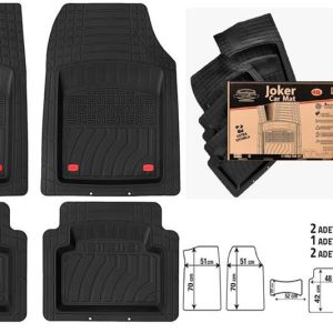 JOKER PASPAS ÜNİVERSAL 4D EXTRA DERİN HAVUZLU - SİYAH OTO PASPASI 5 PARÇA 1.KALİTE