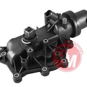TERMOSTAT KOMPLE MEGANE II - MEGANE III CLIO III - FLUENCE - LAGUNA 1.6 16V 4 FİŞLİ BORUSUZ