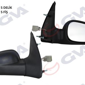 DIŞ DİKİZ AYNASI SAĞ CLIO 94-98 ELEKTRİKLİ ISITMALI BOMBELİ CAM 5 FİŞ VM-126EHR