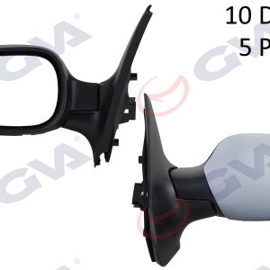 DIŞ DİKİZ AYNASI SOL CLIO 98 ELEKTRİKLİ ISITMALI ASTARLI ASFERİK 5 FİŞ VM-135EHPAL 7700415329-7701044382