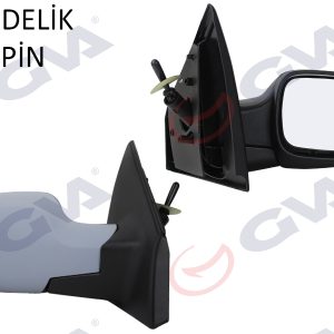 DIŞ DİKİZ AYNASI SAĞ CLIO 06 MEKANİK ISITMALI SENSÖRLÜ ASTARLI KONVEKS 2 FİŞ VM-6136PSR