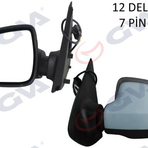 DIŞ DİKİZ AYNASI SOL SYMBOL-SANDERO 13 ELEKTRİKLİ ISITMALI SİNYALLİ ASTARLI KONVEKS 7 FİŞ VM-6129EHPL 963029097R