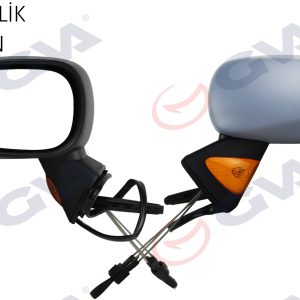 DIŞ DİKİZ AYNASI SOL MODUS 04 MEKANİK SİNYALLİ ASTARLI ASFERİK VM-120PAL 7701060071