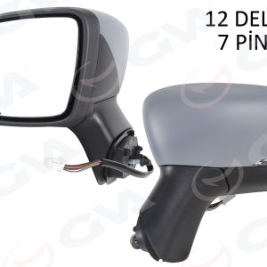 DIŞ DİKİZ AYNASI SOL ELETRİKLİ ISITMALI SİNYALLİ ASTARLI ASFERİK CAPTUR 17-