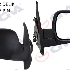 DIŞ DİKİZ AYNASI SAĞ KANGOO 08 ELEKTRİKLİ ISITMALI SENSÖRLÜ KONVEKS 7 FİŞ VM-6131EHSR 7701068836-8200495735