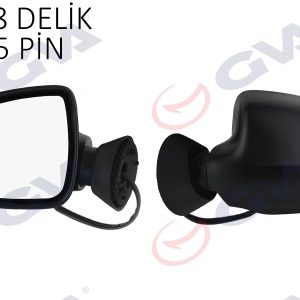 DIŞ DİKİZ AYNASI SOL LOGAN SW-MCV 08 ELEKTRİKLİ ISITMALI KONVEKS 5 FİŞ VM-6801EHL 6001549678-963027472R