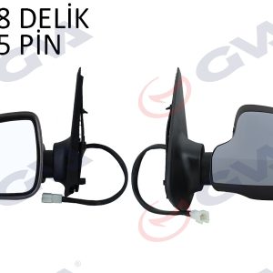DIŞ DİKİZ AYNASI SOL SANDERO STEPWAY 12 ELEKTRİKLİ ISITMALI ASTARLI KONVEKS SENSÖRSÜZ VM-6804EHPL 963023731R