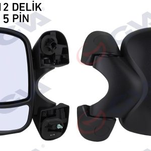 DIŞ DİKİZ AYNASI SOL TRAFIC-VİVARO 01 ELEKTRİKLİ ISITMALI SENSÖRLÜ KONVEKS 5 FİŞ VM-967EHL