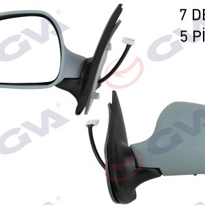 DIŞ DİKİZ AYNASI SOL ALBEA 06 ELEKTRİKLİ ASTARLI KONVEKS