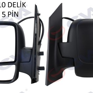 DIŞ DİKİZ AYNASI SOL SCUDO-EXPERT 07 ELEKTRİKLİ ISITMALI KONVEKS 5 FİŞ VM-6116EHL 8153.K9