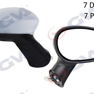 DIŞ DİKİZ AYNASI SAĞ GRANDE PUNTO 06 LINEA 07 ELEKTRİKLİ ISITMALI ASTARLI KONVEKS 7 FİŞ VM-6156EHPSR 735410639-735413381-735410430