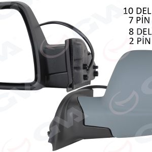 DIŞ DİKİZ AYNASI FIAT YENİ DOBLO COMBİ- CARG0 ELEKTRİKLİ ASTARLI REZİSTANSLI OTOMATİK AÇMA KAPAMA SOL 23-