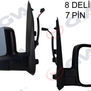 DIŞ DİKİZ AYNASI SAĞ FIORINO-BIPPER-NEMO 07 ELEKTRİKLİ ISITMALI SENSÖRLÜ ASTARLI KONVEKS 7 FİŞ VM-6115EHPSR