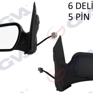 DIŞ DİKİZ AYNASI SOL FOCUS II 05 08 ELEKTRİKLİ ISITMALI KONVEKS 5 FİŞ VM-301EHL