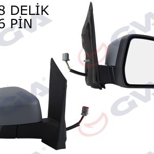 DIŞ DİKİZ AYNASI SAG FOCUS II 08-11 ELEKTRİKLİ ISITMALI SİNYALLİ KÖR NOKTALI ASTARLI 6 FİŞ VM-6304EHPAR 8M5117682YF-8M5117682YC-1728322