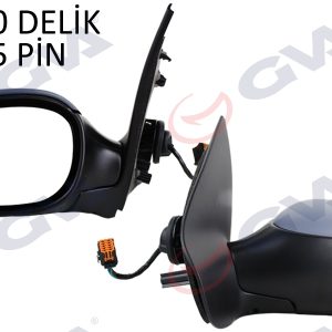 DIŞ DİKİZ AYNASI SOL 206 04 ELEKTRİKLİ ISITMALI ASTARLI ASFERİK 5 FİŞ VM-208EHPAL 8149.KQ-8149.KY-8148.KE