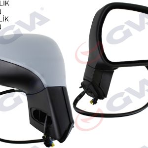 DIŞ DİKİZ AYNASI SAĞ 207 06 ELEKTRİKLİ ISITMALI SİNYALLİ KATLANIR SENSÖRLÜ ASTARLI KONVEKS VM-6207EBR 8149.ZJ-8153AY-9680194977