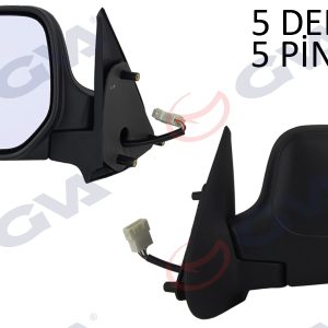 DIŞ DİKİZ AYNASI SOL BERLINGO-PARTNER 97 ELEKTRİKLİ ISITMALI KONVEKS 5 FİŞ VM-118EHL 8148.PL-8148.NZ-8153.HN