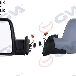 DIŞ DİKİZ AYNASI SOL BERLINGO-PARTNER 08 ELEKTRİKLİ ISITMALI ASTARLI KONVEKS VM-6118EHPL 8153.TR-1606642780