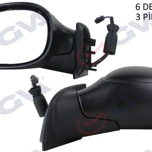 DIŞ DİKİZ AYNASI SOL C3 02 ELEKTRİKLİ ISITMALI KONVEKS 3 FİŞ VM-501EL