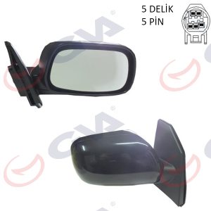 DIŞ DİKİZ AYNASI SAĞ COROLLA 02 ELEKTRİKLİ ISITMALI KONVEKS 5 FİŞ VM-277EHR 8790102050