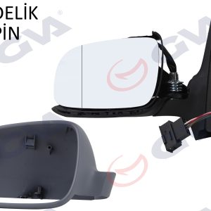 DIŞ DİKİZ AYNASI SOL POLO 00 ELEKTRİKLİ ISITMALI ASTARLI ASFERİK 5 FİŞ VM-192EHAL