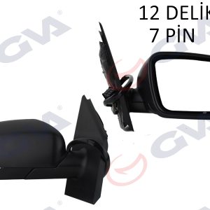 DIŞ DİKİZ AYNASI SAĞ POLO 05 ELEKTRİKLİ ISITMALI KONVEKS 5 FİŞ VM-377EHR 6Q1857508P-6Q1857508AE9B9