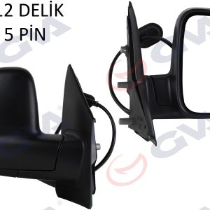 DIŞ DİKİZ AYNASI SAĞ TRANSPORTER T5 MULTIVAN 04 ELEKTRİKLİ ISITMALI KONVEKS 5 FİŞ VM-373EHR