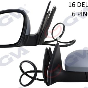 DIŞ DİKİZ AYNASI SOL TIGUAN 09 ELEKTRİKLİ ISITMALI ASTARLI SİNYALLİ ASFERİK VM-383EHPAL 5N1857507P