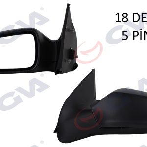 DIŞ DİKİZ AYNASI SOL ASTRA H 04 ELEKTRİKLİ ISITMALI ASFERİK 5 FİŞ VM-968EHAL 6428185-13141997-13253338-6428274