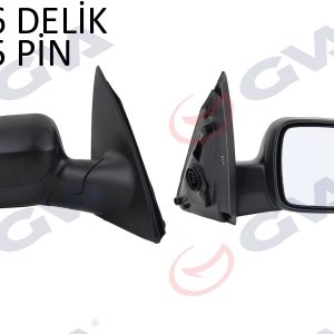 DIŞ DİKİZ AYNASI SAĞ CORSA C 01 ELEKTRİKLİ ISITMALI KONVEKS 5 FİŞ VM-200EHR