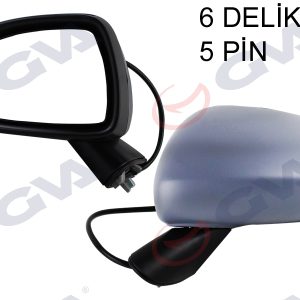 DIŞ DİKİZ AYNASI SOL CORSA D 06 ELEKTRİKLİ ISITMALI ASTARLI ASFERİK 5 FİŞ VM-964EHPAL 13187615 6428249-6428253-13203386