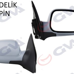 DIŞ DİKİZ AYNASI SAĞ LACETTİ 05 ELEKTRİKLİ ISITMALI ASTARLI KONVEKS 5 FİŞ VM-395EHPR 96545714