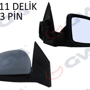 DIŞ DİKİZ AYNASI SAĞ CRUZE 09 ELEKTRİKLİ ISITMALI ASTARLI ASFERİK