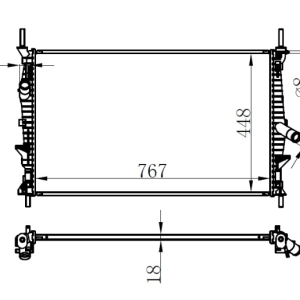 MOTOR SU RADYATORU TRANSIT TUORNEO CUSTOM V362 V363 2.2TDCI 100PS 125PS 135PS 140PS 155PS 12 BRAZI NG