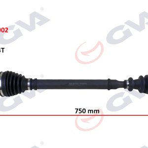 KOMPLE AKS SAĞ MEGANE I 1.4/1.6 96-03 ABS Lİ 44DİŞ 742mm 7701469375-7701352473-7701352597