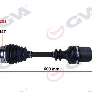 KOMPLE AKS SOL CLIO SYMBOL THALIA 1.5 DCİ 08- ABS Lİ 44DİŞ 609mm 7711368677-8200543868