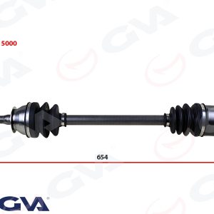 KOMPLE AKS SAĞ/SOL RENAULT 12 654mm 7701348085-7701498786