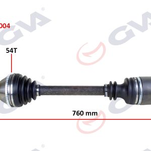 KOMPLE AKS SOL DUCATO-BOXER-JUMPER 2.5 D 94-02 18Q ABS Lİ 54DİŞ 762mm
