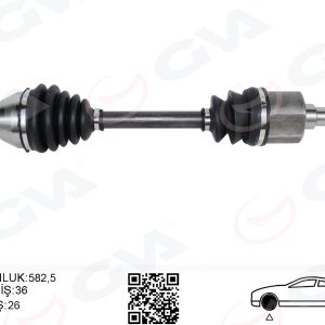 ÖN AKS KOMPLE SOL FORD FOCUS II 04 11 2.0 TDCI C-MAX 04 11 2.0 TDCI VOLVO S40 II 04 12 1.6D-2.0 D C30 04 12 1.6D-2.0 D V50 04 12 1.6D-2.0 D -1.8-2.0