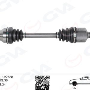 ÖN AKS KOMPLE SOL FOCUS II 04 09 1.6 TDCI CVT OTOM. DIZEL