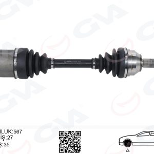 ON AKS KOMPLE SAG MONDEO I -II 1.6- 1.8- 2.0 93 00
